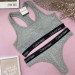 Синий комплект Calvin Klein M, L черная резинка. Код: С50